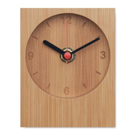 Bamboo table clock wood | No Branding | not available | not available | not available