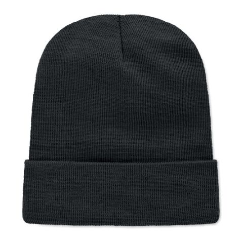 Unisex beanie RPET polyester black | No Branding | not available | not available | not available