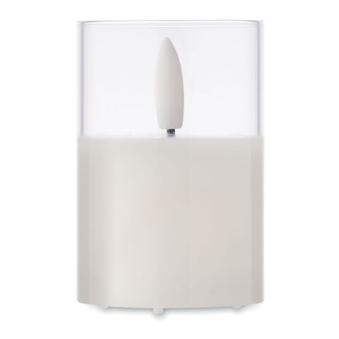 LED wax candle in glass holder white | No Branding | not available | not available | not available