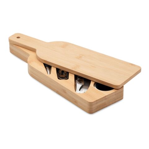 Bottle shaped wine set wood | No Branding | not available | not available