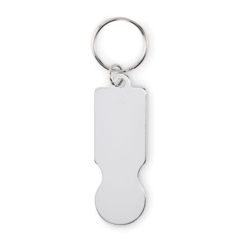 Key ring with trolley token silver | No Branding | not available | not available