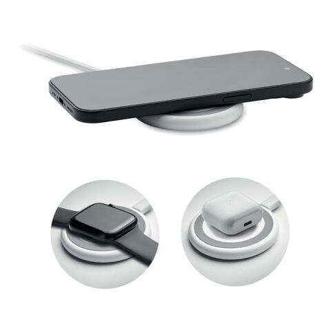3 in 1 wireless charger 15W white