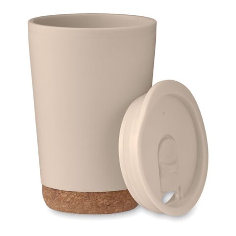 Double wall tumbler 300 ml beige | No Branding | not available | not available