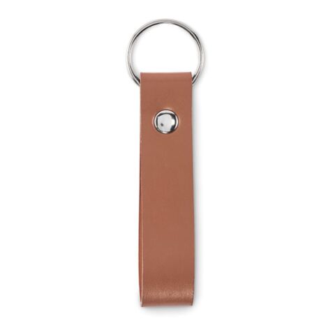 PU loop key ring brown | No Branding | not available | not available