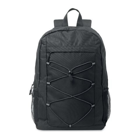 600D RPET polyester backpack black | No Branding | not available | not available | not available
