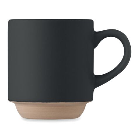 Ceramic stackable mug 170 ml black | No Branding | not available | not available