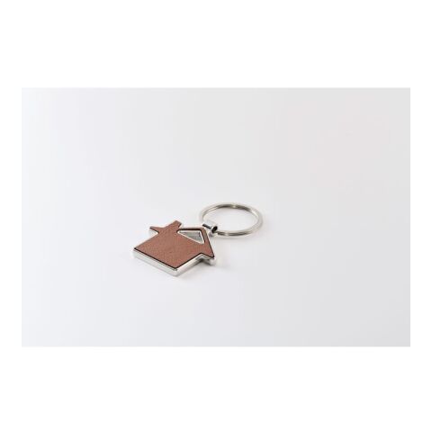 House shaped key ring brown | No Branding | not available | not available