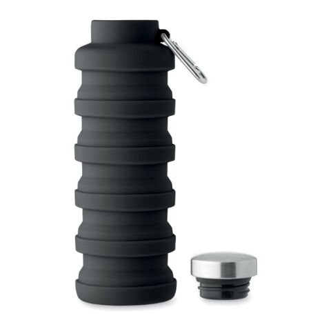Collapsible bottle 500ml black | No Branding | not available | not available