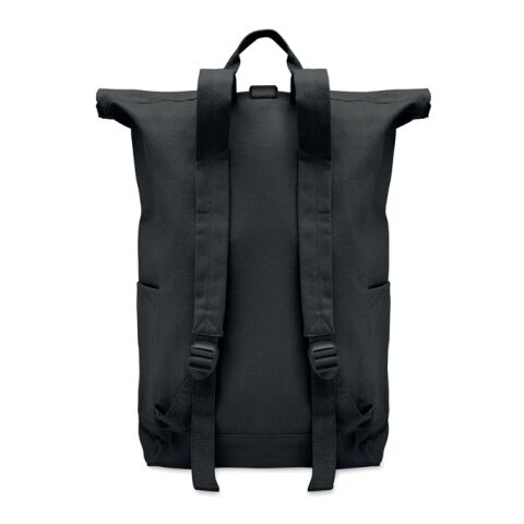 Roll top backpack 390 gr/m² black | No Branding | not available | not available | not available