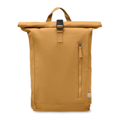 Roll top backpack 390 gr/m² Ochre | No Branding | not available | not available | not available