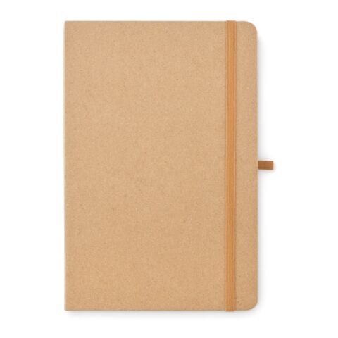 A5 notebook recycled paper set beige | No Branding | not available | not available