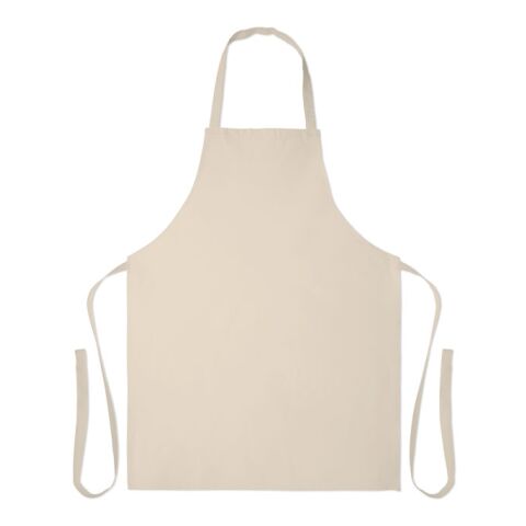 Recycled cotton apron beige | No Branding | not available | not available | not available