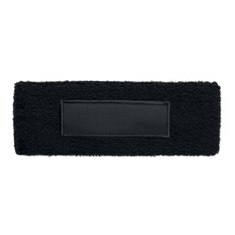 Headband in polycotton black | No Branding | not available | not available | not available