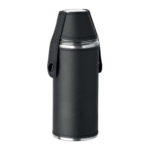 Hip flask with shot cups black | No Branding | not available | not available