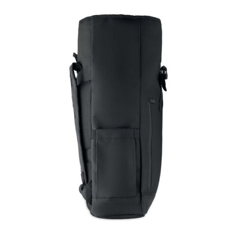 Rolltop laptop rucksack 600D black | No Branding | not available | not available | not available