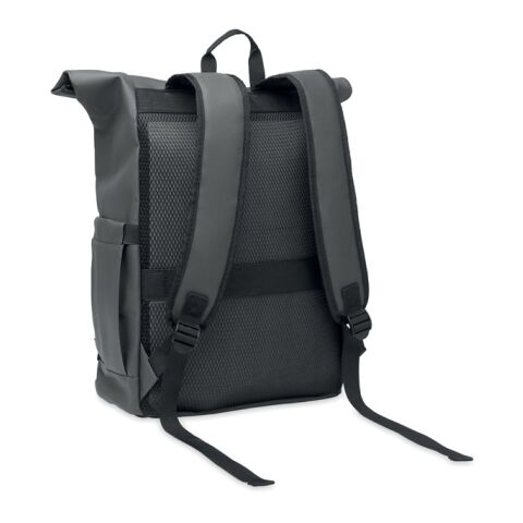 Rolltop laptop rucksack 600D grey | No Branding | not available | not available | not available