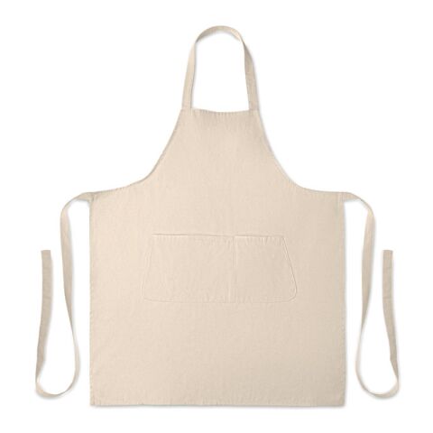 Organic cotton apron 240 gr/m² beige | No Branding | not available | not available | not available