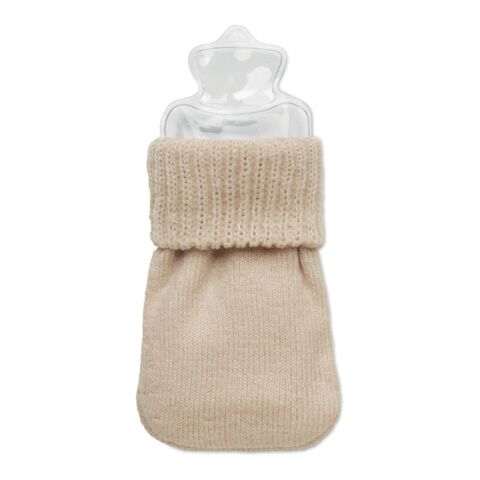 Hand warmer knitted polyester beige | No Branding | not available | not available | not available