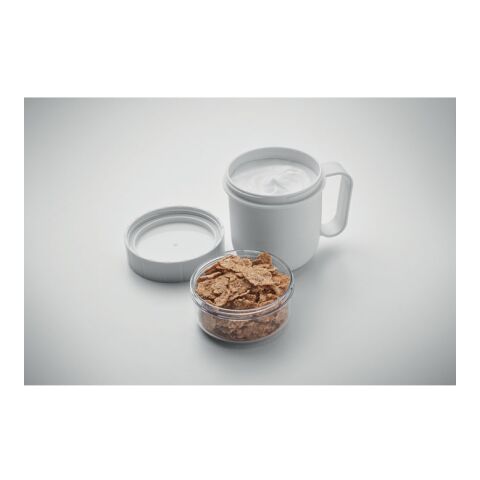 On the go cup in PP 450 ml white | No Branding | not available | not available | not available