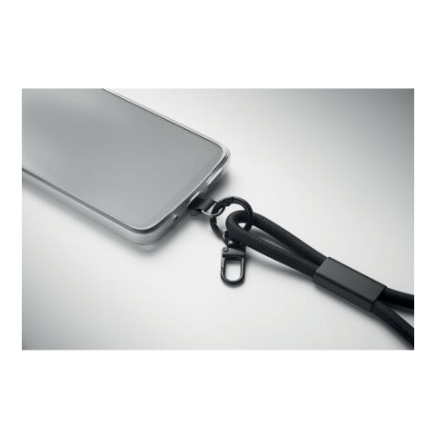 Charging phone wrist strap 60W black | No Branding | not available | not available | not available