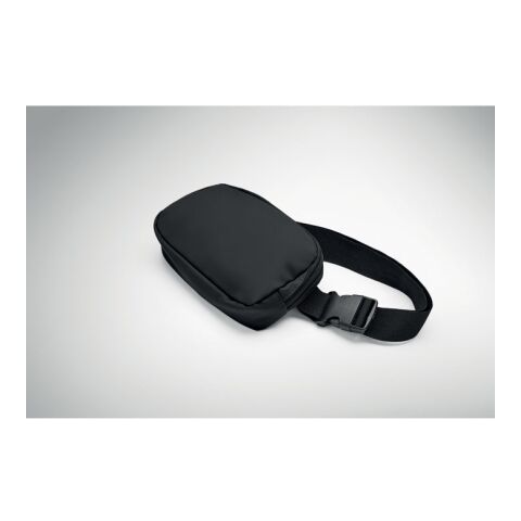 Waist bag in 210D polyester black | No Branding | not available | not available