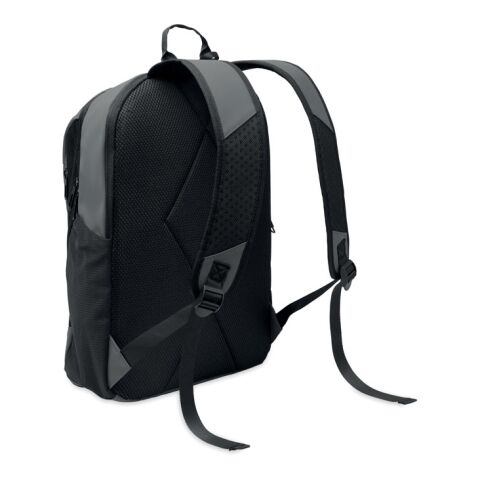 15" soft PU laptop backpack grey | No Branding | not available | not available