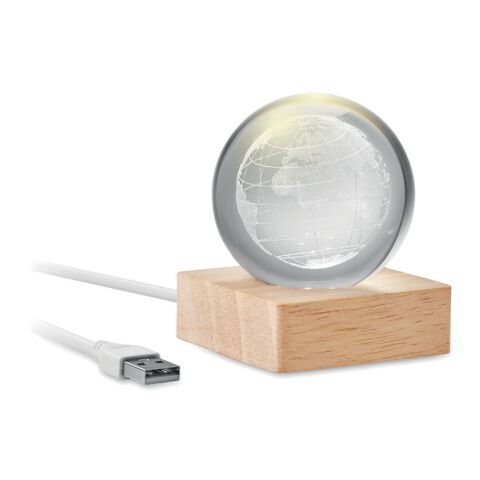 LED globe glass ball wood | No Branding | not available | not available