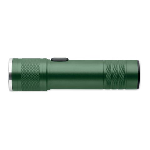 Rechargeable COB light torch Dark green