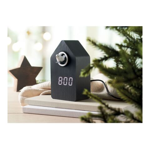 MDF cuckoo alarm clock black | No Branding | not available | not available | not available