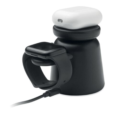 3 in 1 wireless charger 15W black | No Branding | not available | not available | not available