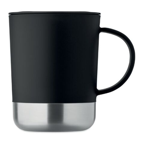 Single wall mug 300ml black | No Branding | not available | not available