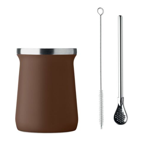 Yerba mate tea cup brown | No Branding | not available | not available