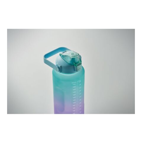 RPET water bottle 2000ml turquoise | No Branding | not available | not available | not available