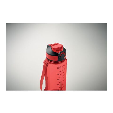 Sports bottle 700ml transparent/red | No Branding | not available | not available | not available