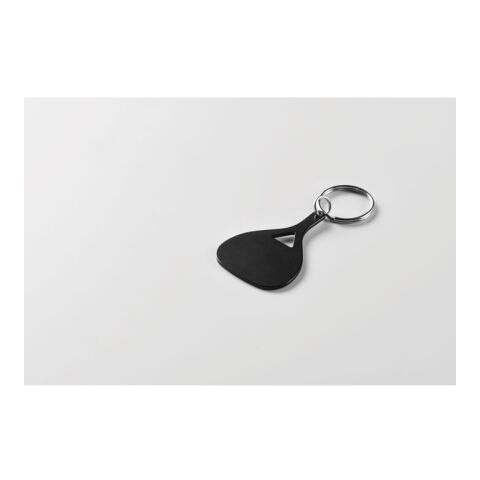 Aluminium key ring black | No Branding | not available | not available