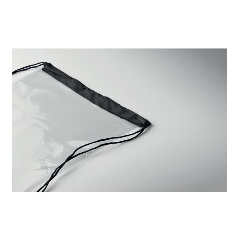 Transparent drawstring bag black | No Branding | not available | not available