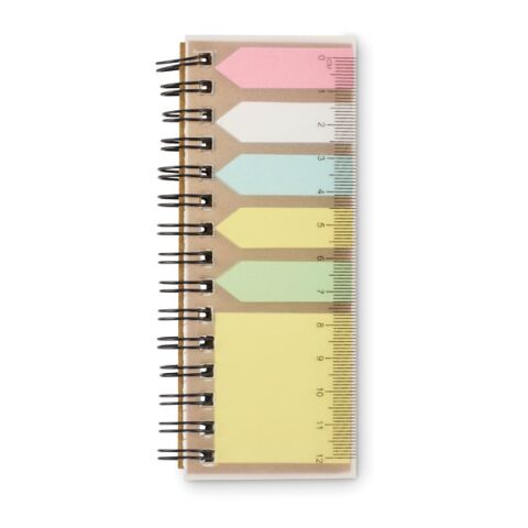Memo pad in PP beige | No Branding | not available | not available | not available
