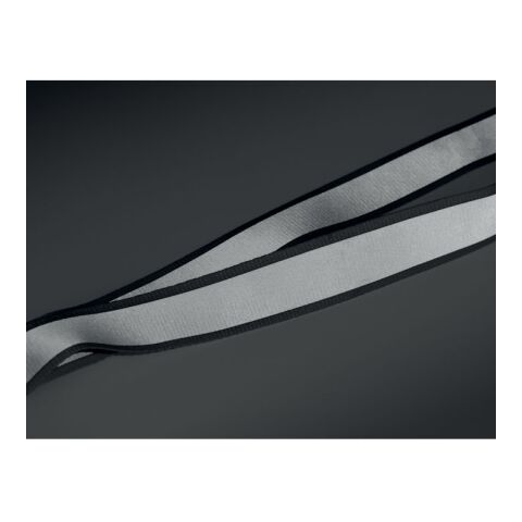 Reflective RPET lanyard black | No Branding | not available | not available | not available