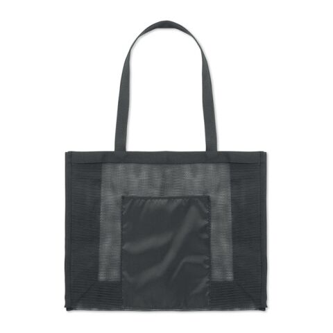 RPET mesh shopping bag black | No Branding | not available | not available | not available