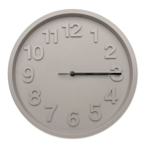 Wall clock in PP grey