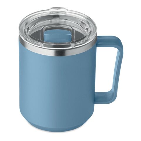 Double wall mug 400ml petrol | No Branding | not available | not available