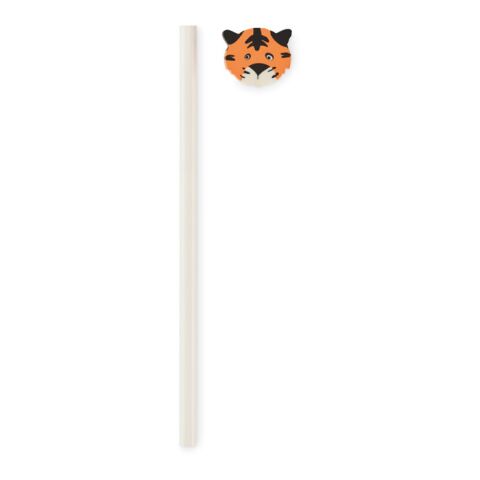 Wooden pencil in animal shape white | No Branding | not available | not available