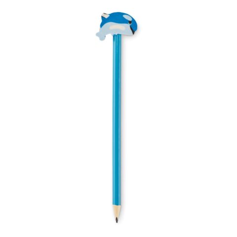 Wooden pencil in animal shape turquoise | No Branding | not available | not available