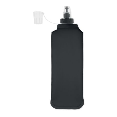 Foldable water bottle 500ml black | No Branding | not available | not available