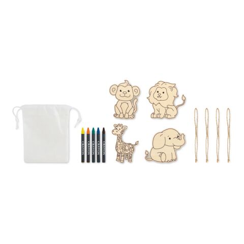 Wooden hangers set white | No Branding | not available | not available | not available