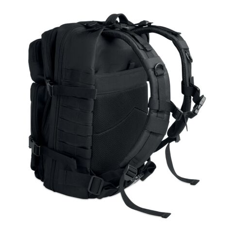 Outdoor backpack 600D RPET black | No Branding | not available | not available | not available