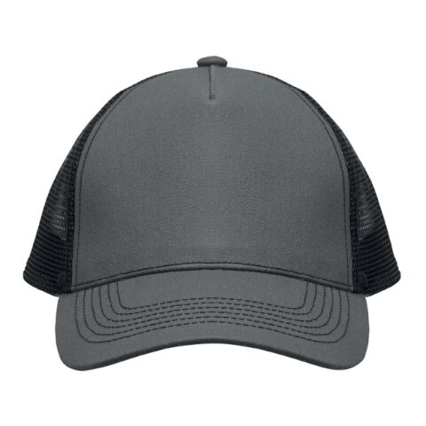 5 panel trucker cap grey