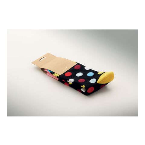 Funny patterned socks black