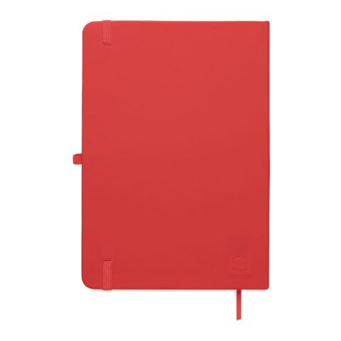 A5 recycled PU notebook red