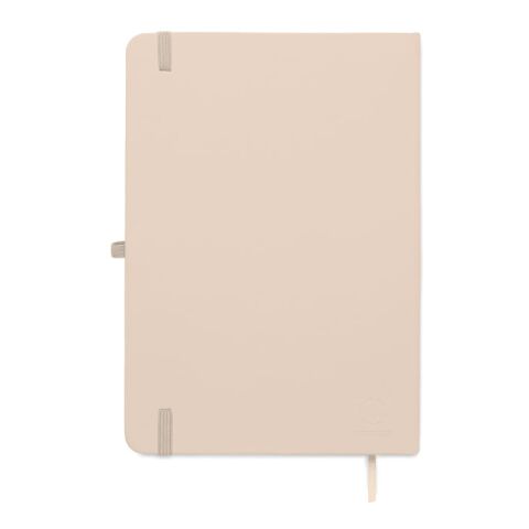 A5 recycled PU notebook Off White